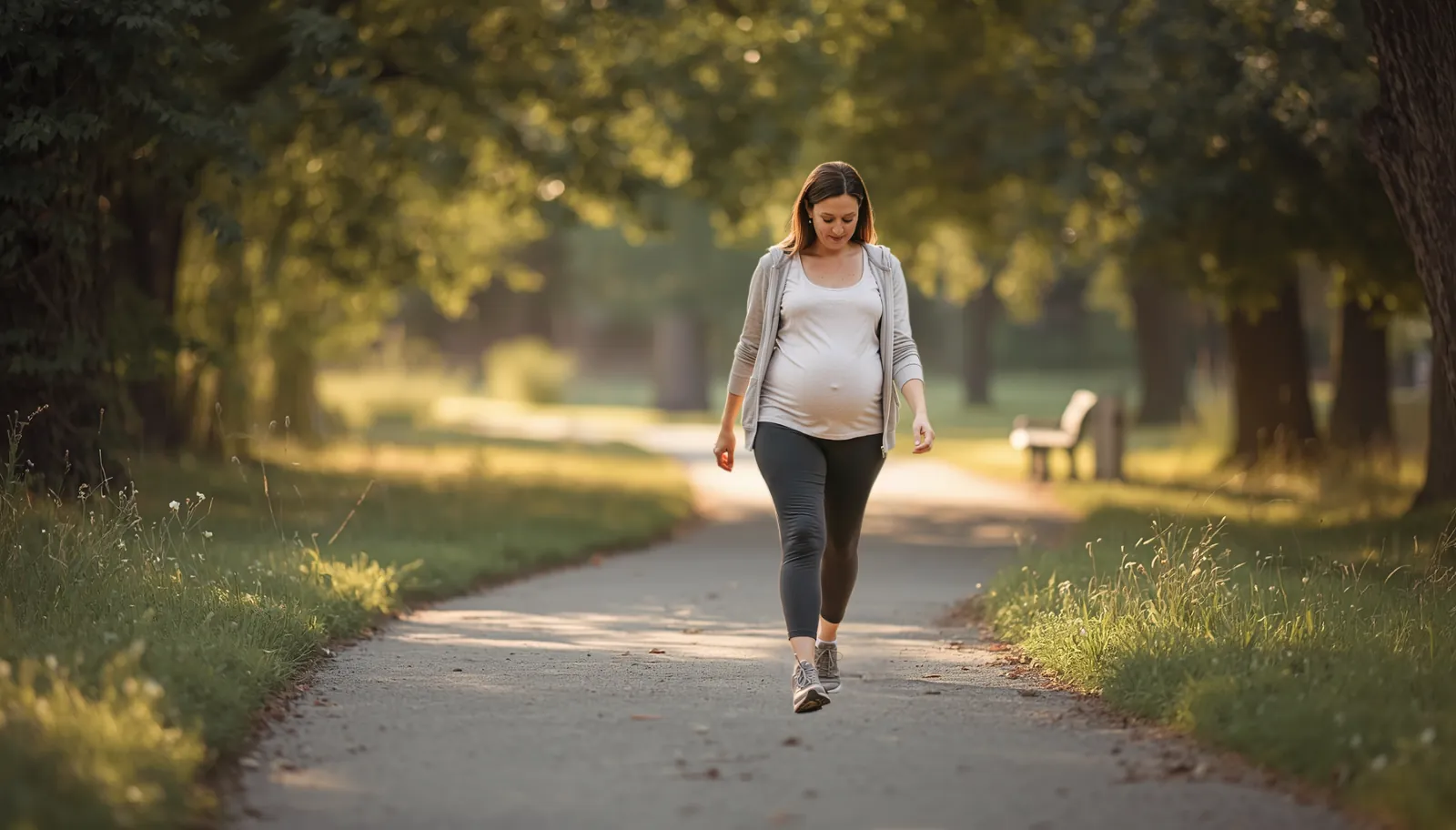 Caminata al aire libre durante el embarazo: ejercicio que mejora la memoria y el ánimo